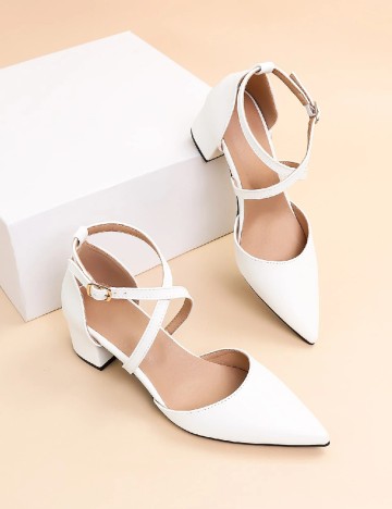 Pantofi SHEIN, alb