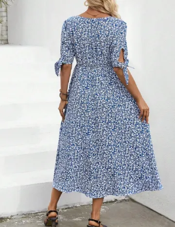 Rochie medie SHEIN Maternity, albastru