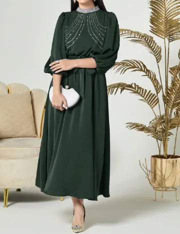 Rochie lunga SHEIN, verde