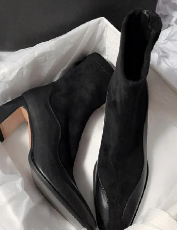 Botine SHEIN, negru