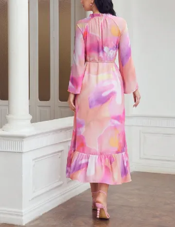 Rochie medie MOTF, mix culori