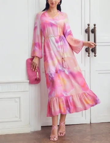 Rochie medie MOTF, mix culori