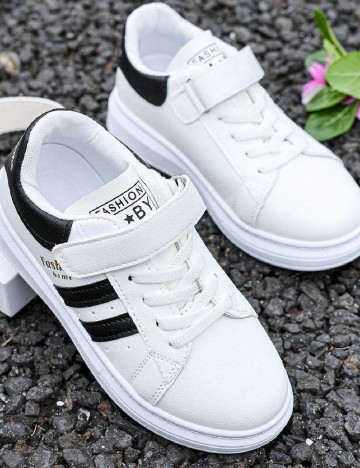 Adidasi Shein Kids, alb