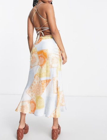 Rochie medie Violet Romance, mix culori
