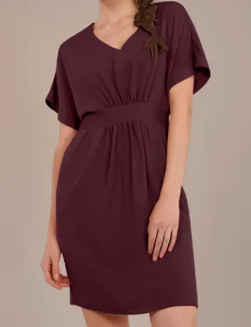 Rochie scurta Closet London, visiniu
