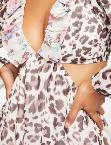 Rochie scurta Miss Selfridge, animal print Animal print