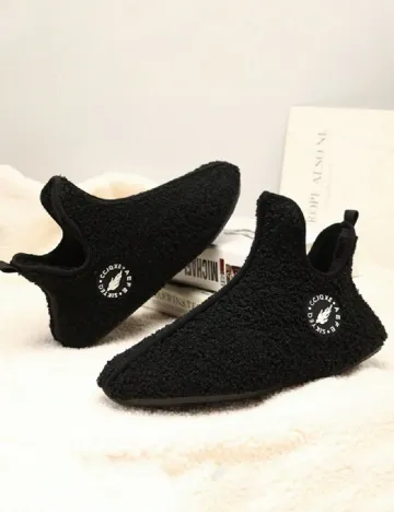Papuci de Casa SHEIN, negru