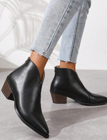 Botine SHEIN, negru