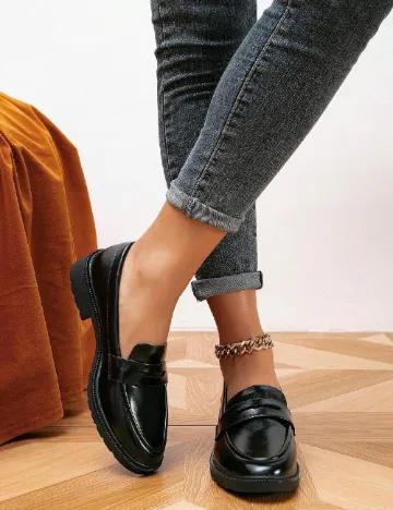 Mocasini SHEIN, negru