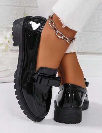 Mocasini SHEIN, negru