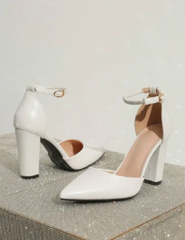 Pantofi SHEIN, alb