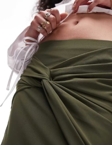 Fusta Top Shop, verde