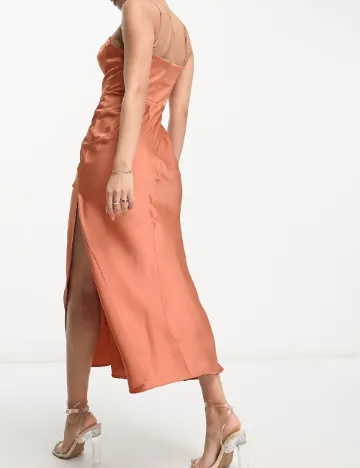 Rochie lunga ASOS, roz Roz