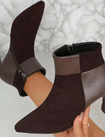 Botine SHEIN, maro