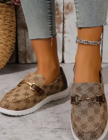 Espadrile SHEIN, maro deschis Maro