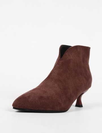 Botine SHEIN, maro