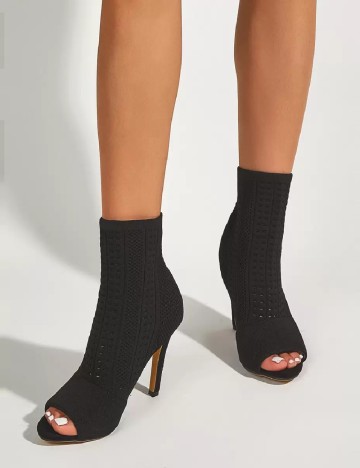Botine SHEIN, negru