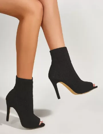 Botine SHEIN, negru