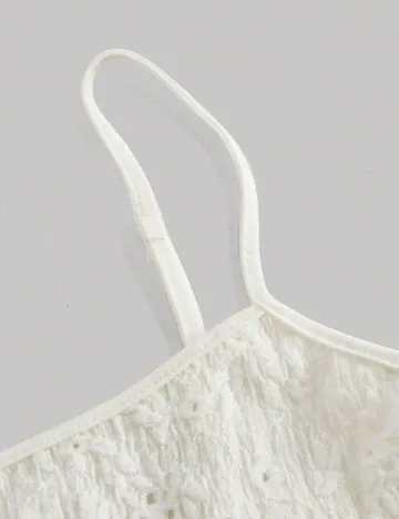 Rochie medie SHEIN, ecru