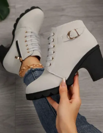 Botine SHEIN, gri Gri