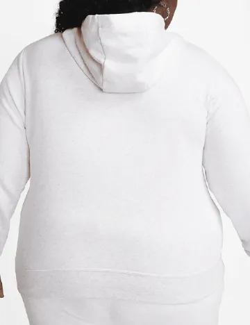 Hanorac Nike Plus Size, alb
