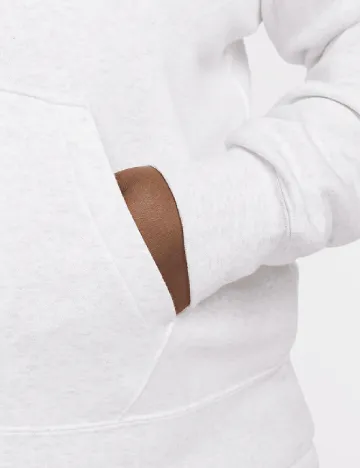 Hanorac Nike Plus Size, alb