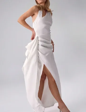 Rochie lunga Musera, alb