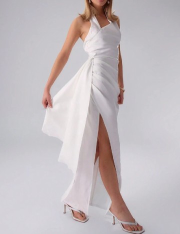 Rochie lunga Musera, alb