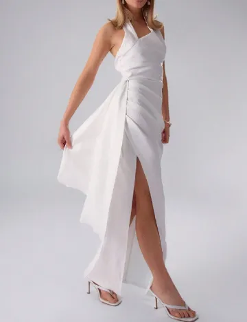 Rochie lunga Musera, alb