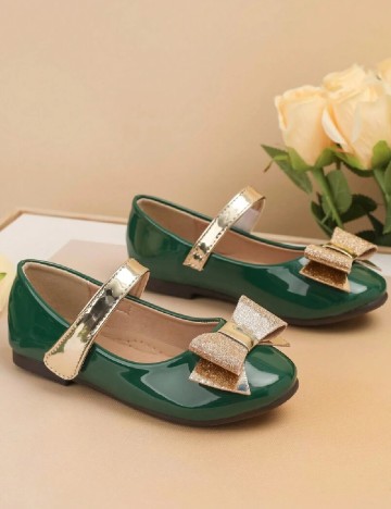 Pantofi Shein Kids, verde