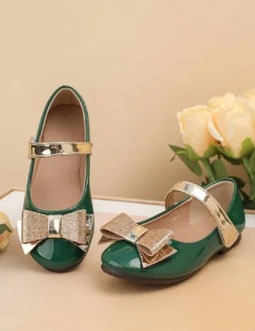 Pantofi Shein Kids, verde