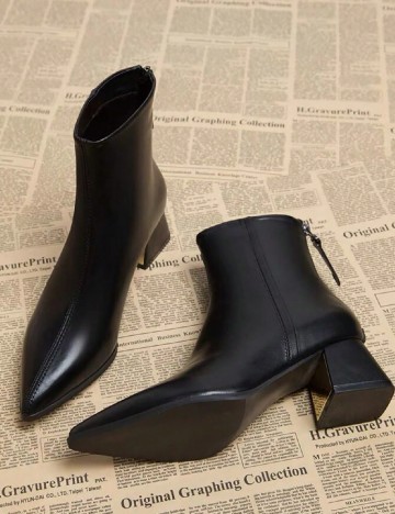 Botine SHEIN, negru