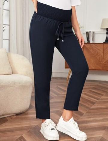 Pantaloni SHEIN Maternity, bleumarin
