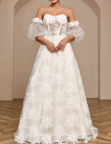 Rochie lunga SHEIN, alb