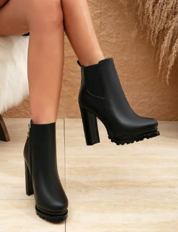 Botine SHEIN, negru