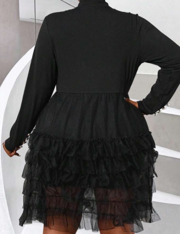 Rochie scurta SHEIN CURVE, negru