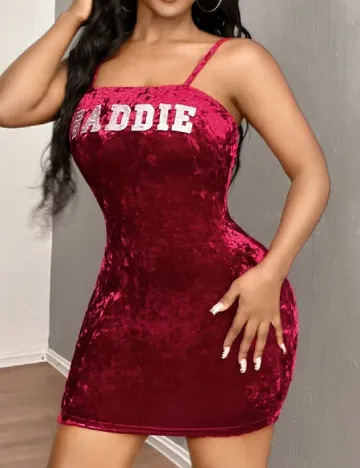Rochie scurta SHEIN, visiniu