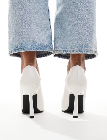 Pantofi Glamorous, ecru