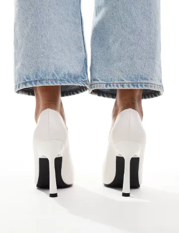 Pantofi Glamorous, ecru