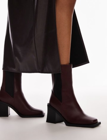 Botine Top Shop, visiniu