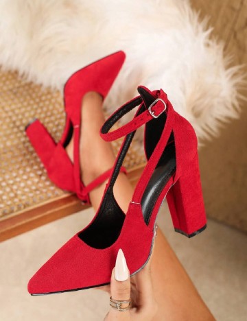 Pantofi SHEIN, rosu