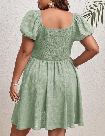 Rochie scurta SHEIN CURVE, verde