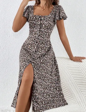 Rochie medie SHEIN, floral print
