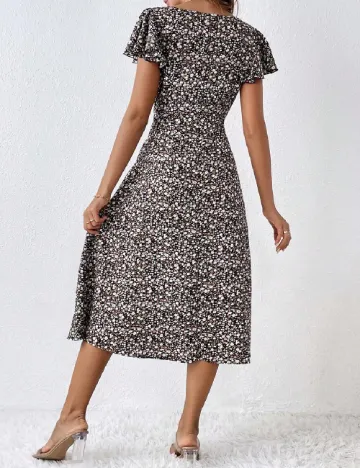Rochie medie SHEIN, floral print