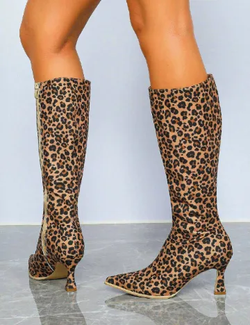 Cizme SHEIN, animal print Animal print