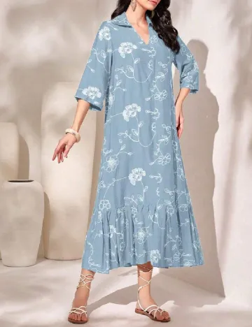 Rochie medie SHEIN, bleu Albastru
