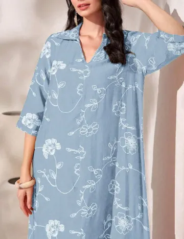 Rochie medie SHEIN, bleu Albastru