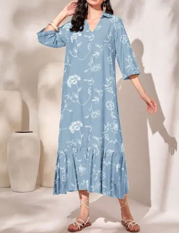 Rochie medie SHEIN, bleu Albastru