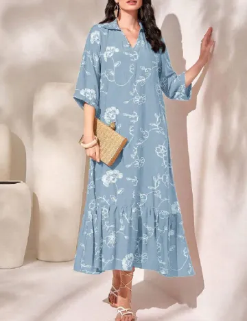 Rochie medie SHEIN, bleu Albastru