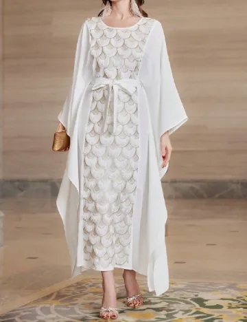 Rochie lunga SHEIN, alb